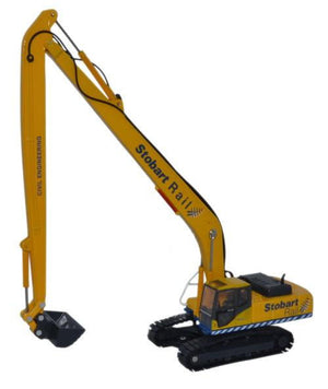 Oxford Diecast 76KOM002 Komatsu Excavator Stobart Rail OO Gauge