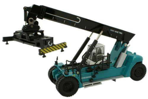 Oxford Diecast 76KRS001 Konecranes Reach Stacker Blue OO Gauge