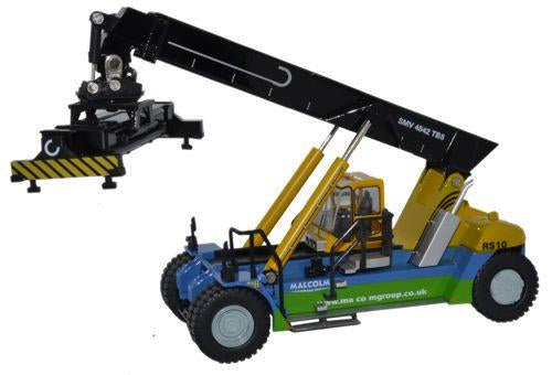 Oxford Diecast 76KRS002 Konecranes Reach Stacker W H Malcolm OO Gauge