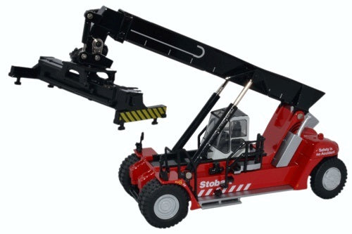 Oxford Diecast 76KRS005 Konecranes Reach Stacker Stobart (Red) OO Gauge