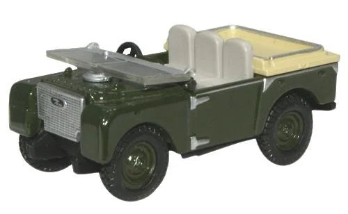 Oxford Diecast Land Rover Series I 80'' Flat Back Bronze Green OD76LAN180005 OO