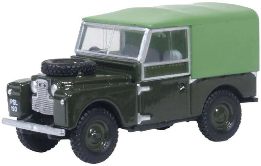 Oxford Diecast 76LAN188024 Land Rover Series I 88'' Canvas Bronze Green Plim. OO
