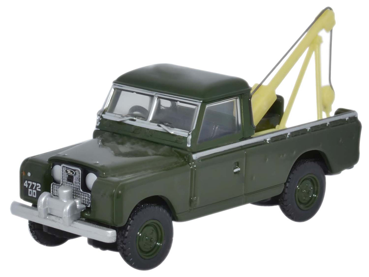Oxford Diecast 76LAN2009 Land Rover Series II Tow Truck Bronze Green OO Gauge
