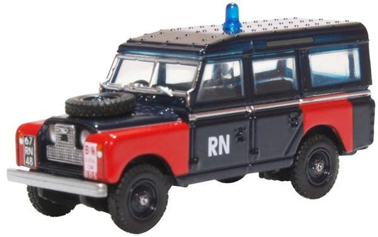 Oxford Diecast 76LAN2021 Land Rover Series II Station Wag. Navy Bomb Disposal OO