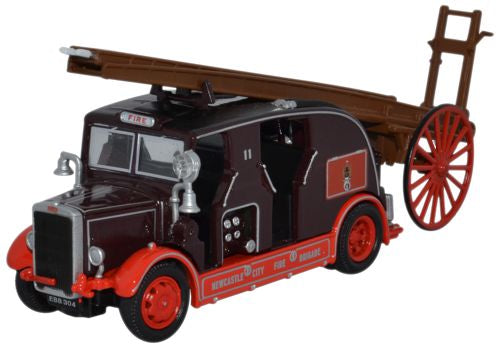 Oxford Diecast 76LC001 Leyland Cub FK7 Newcastle City Fire Brigade OO Gauge