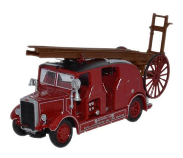 Oxford Diecast 76LC003 Leyland Cub FK7 Leamington Fire Brigade OO Gauge