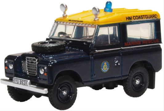 Oxford Diecast 76LR3S007 Land Rover Series III Station Wagon HM Coastguard OO