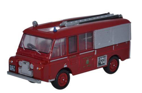 Oxford Diecast 76LRC001 Land Rover FT6 Carmichael Cheshire County Fire Brig. OO