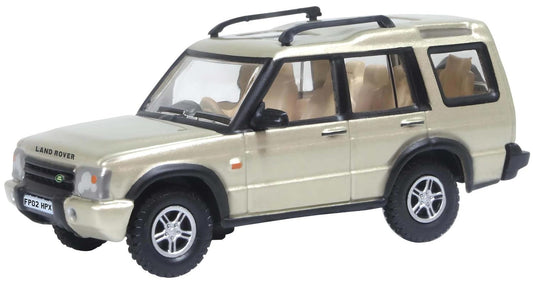Oxford Diecast Land Rover Discovery 2 White Gold OD76LRD2002 OO Gauge