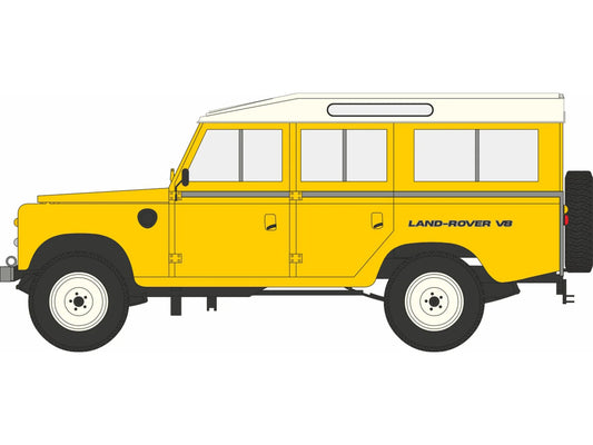 Oxford Diecast Land Rover Stage One V8 Inca Yellow OD76LRS001 OO