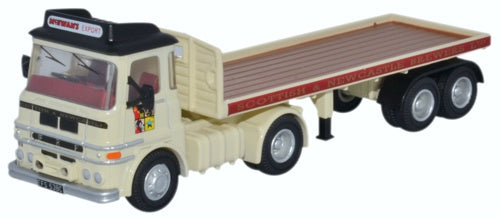 Oxford Diecast 76LV005 ERF LV Flatbed Trailer Scottish & Newcastle OO Gauge