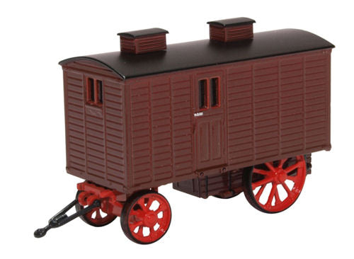 Oxford Diecast 76LW001 Living Wagon Maroon/Red OO Gauge