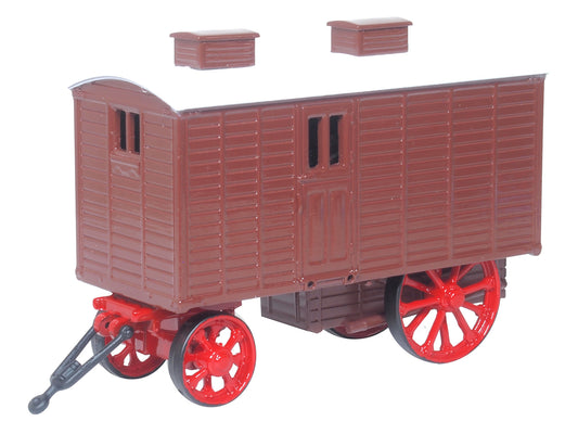 Oxford Diecast Living Wagon Brown OO Gauge 76LW005