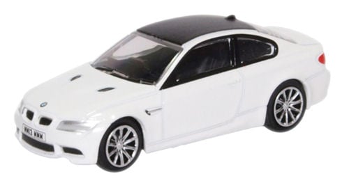 Oxford Diecast 76M3001 BMW M3 Coupe E92 Mineral White OO Gauge