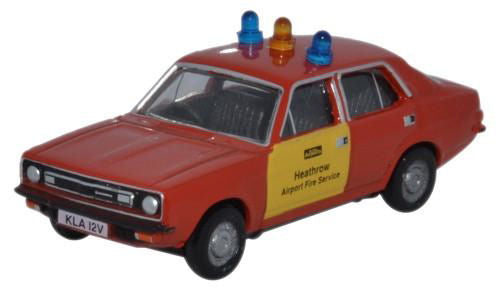 Oxford Diecast 76MAR005 Morris Marina Heathrow Fire Service OO Gauge