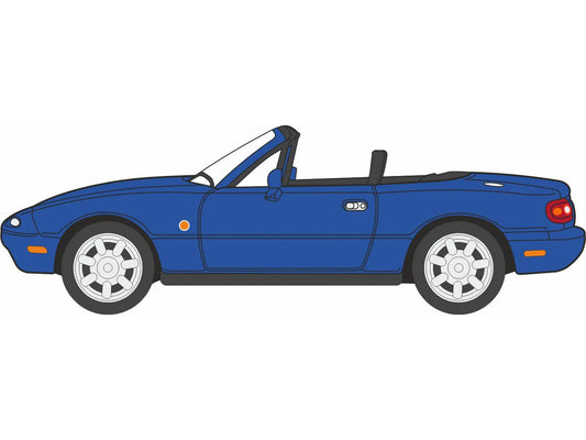 Oxford Diecast Mazda MX5 Mk1 (Open) Mariner Blue OD76MAZ003 OO