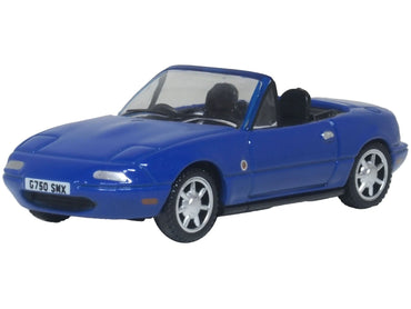 Oxford Diecast Mazda MX5 Mk1 (Open) Mariner Blue OD76MAZ003 OO