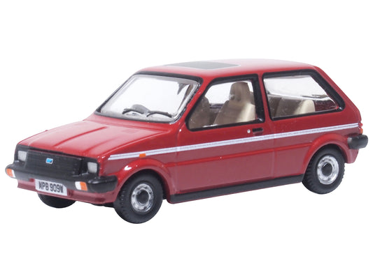 Oxford Diecast Austin Mini Metro Vermillion Princess Diana OO Gauge 76MET001