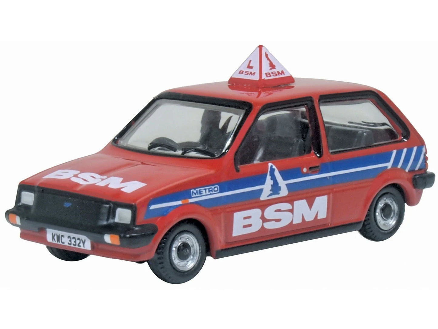 Oxford Diecast Austin Mini Metro British School of Motoring (BSM) OD76MET003 OO