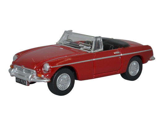 Oxford Diecast 76MGB001 MGB Tartan Red OO Gauge