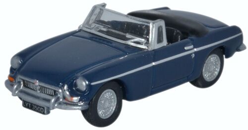 Oxford Diecast 76MGB008 MGB Roadster Mineral Blue OO Gauge