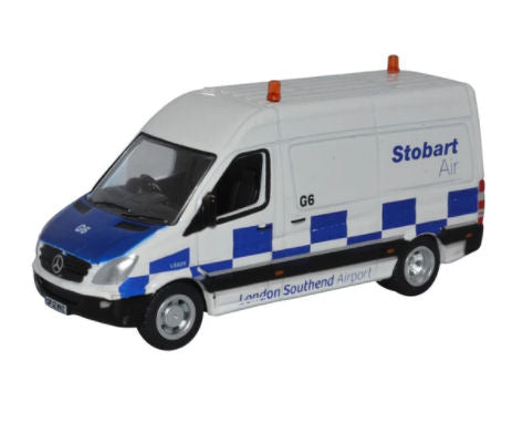 Oxford Diecast 76MSV001 Mercedes Sprinter Van Stobart Air OO Gauge