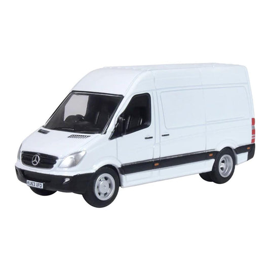 Oxford Diecast White Mercedes Sprinter Van OO Gauge 76MSV004