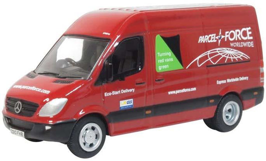 Oxford Diecast 76MSV005 Mercedes Sprinter Parcelforce OO Gauge
