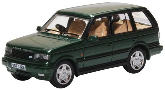 Oxford Diecast 76P38003 Range Rover P38 Epsom Green OO Gauge
