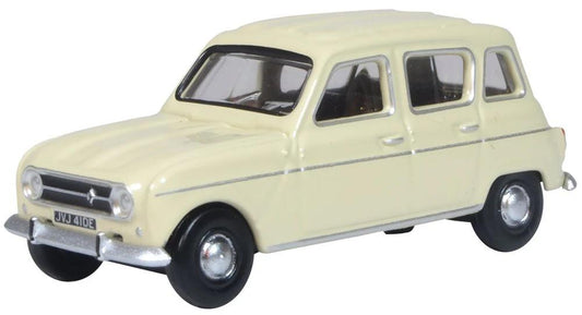 Oxford Diecast 76RN001 Renault 4 Beige OO Gauge