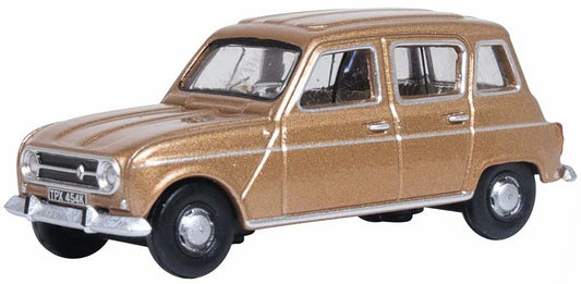 Oxford Diecast Renault 4 Marron Glace OD76RN004 OO Gauge