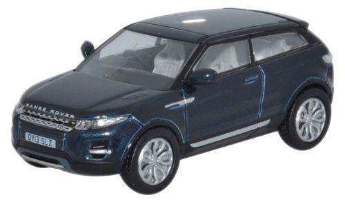 Oxford Diecast 76RR003 Range Rover Evoque 2 Door Coupe Baltic Blue OO Gauge