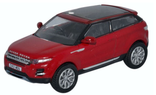 Oxford Diecast 76RR005 Range Rover Evoque Firenze Red OO Gauge