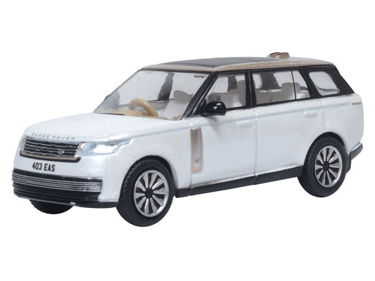 Oxford Diecast Range Rover L460 LWB SV Ice White/Corinthian Bronze OD76RR5L002 OO Gauge
