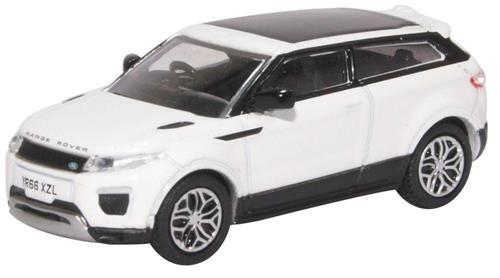 Oxford Diecast 76RRE002 Range Rover Evoque 2016 Coupe (Facelift) Fuji White OO