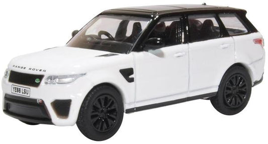 Oxford Diecast 76RRS004 Range Rover Sport SVR Fuji White OO Gauge