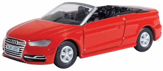 Oxford Diecast 76S3003 Audi S3 Cabriolet Misano Red OO Gauge
