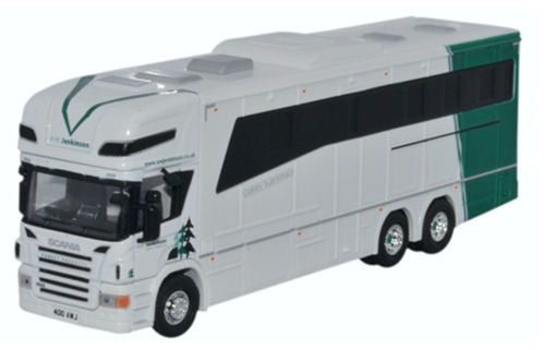 Oxford Diecast 76SCA04HB Scania 380 Topline Horsebox A W Jenkinson OO Gauge