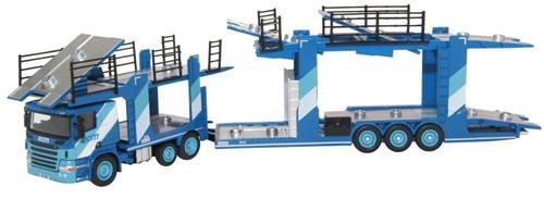 Oxford Diecast 76SCT006 Scania P Car Transporter ECM OO Gauge