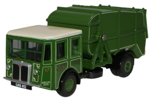 Oxford Diecast 76SD003 Shelvoke & Drewry Dustcart Manchester Corp Cleansing OO