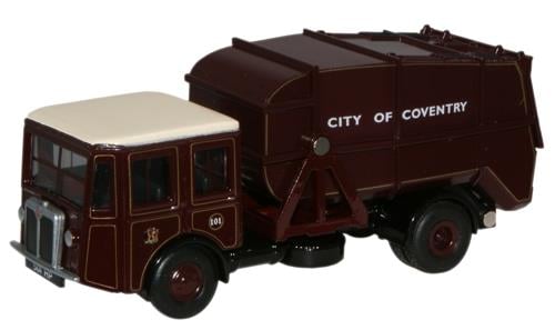 Oxford Diecast 76SD004 Shelvoke & Drewry Dustcart Coventry OO Gauge