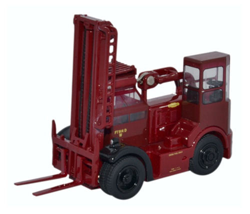 Oxford Diecast 76SDF002 Shelvoke & Drewry Fork Freightlifter BR Crimson OO Gauge