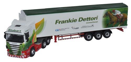 Oxford Diecast 76SHL09WF Stobart Lorry Frankie Dettori OO Gauge