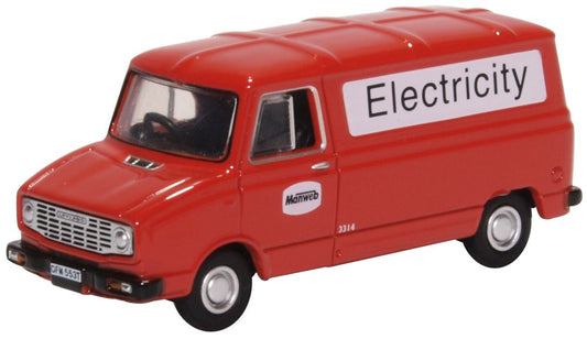 Oxford Diecast 76SHP008 Leyland Sherpa Van Manweb Electricity OO Gauge