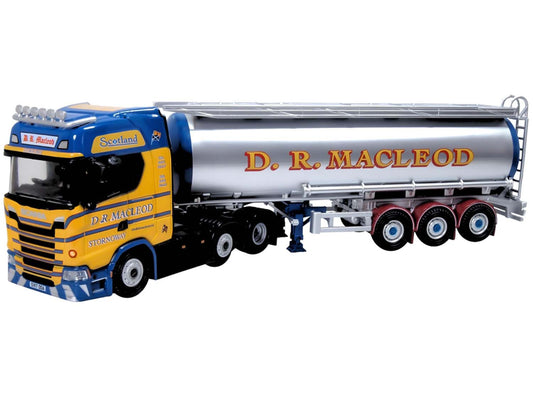 Oxford Diecast Scania S Series Cylindrical Tanker D R Macleod OD76SNG003 OO Gauge