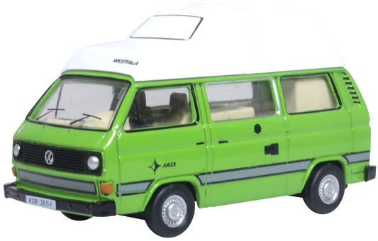 Oxford Diecast Volkswagen T25 Camper Liana Green OD76T25011 OO Gauge