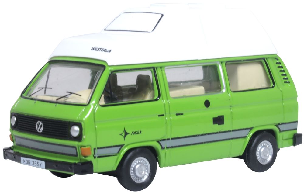 Oxford Diecast Volkswagen T25 Camper Liana Green OD76T25011 OO Gauge
