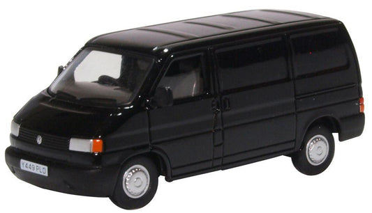 Oxford Diecast 76T4004 VW T4 Van Black OO Gauge