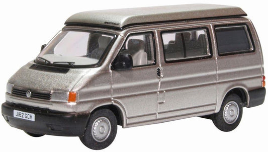 Oxford Diecast 76T4005 VW T4 Westfalia Camper Silver Grey OO Gauge