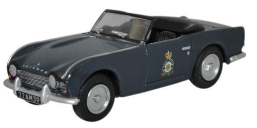 Oxford Diecast 76TR4004 Triumph TR4 103MU RAF Akrotiri Cyprus OO Gauge